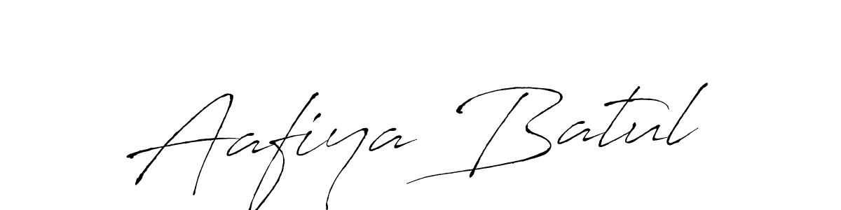Create a beautiful signature design for name Aafiya Batul. With this signature (Antro_Vectra) fonts, you can make a handwritten signature for free. Aafiya Batul signature style 6 images and pictures png