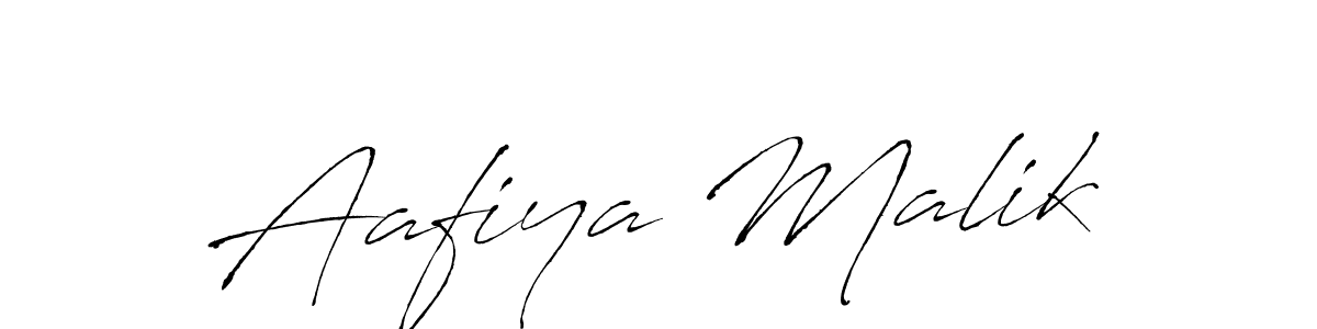 How to make Aafiya Malik name signature. Use Antro_Vectra style for creating short signs online. This is the latest handwritten sign. Aafiya Malik signature style 6 images and pictures png