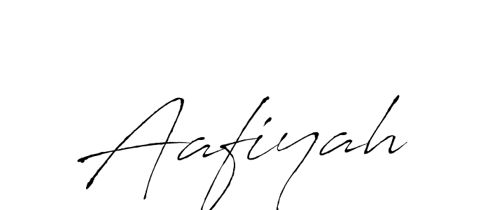 Design your own signature with our free online signature maker. With this signature software, you can create a handwritten (Antro_Vectra) signature for name Aafiyah. Aafiyah signature style 6 images and pictures png