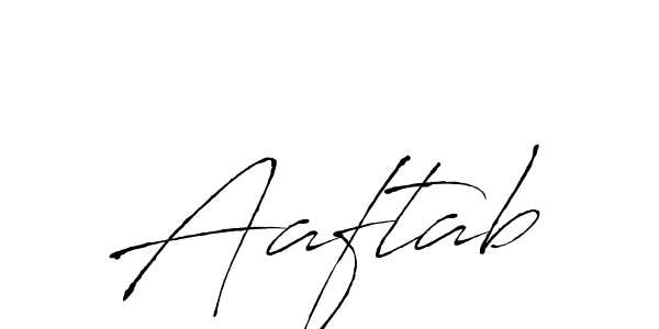 How to make Aaftab signature? Antro_Vectra is a professional autograph style. Create handwritten signature for Aaftab name. Aaftab signature style 6 images and pictures png