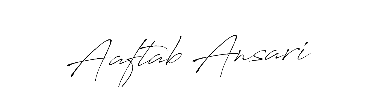 Make a short Aaftab Ansari signature style. Manage your documents anywhere anytime using Antro_Vectra. Create and add eSignatures, submit forms, share and send files easily. Aaftab Ansari signature style 6 images and pictures png