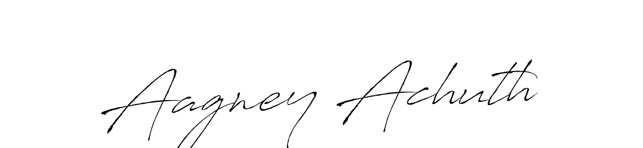 if you are searching for the best signature style for your name Aagney Achuth. so please give up your signature search. here we have designed multiple signature styles  using Antro_Vectra. Aagney Achuth signature style 6 images and pictures png