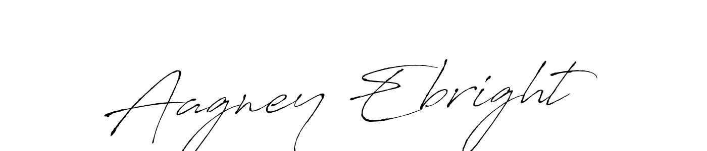 Make a beautiful signature design for name Aagney Ebright. With this signature (Antro_Vectra) style, you can create a handwritten signature for free. Aagney Ebright signature style 6 images and pictures png