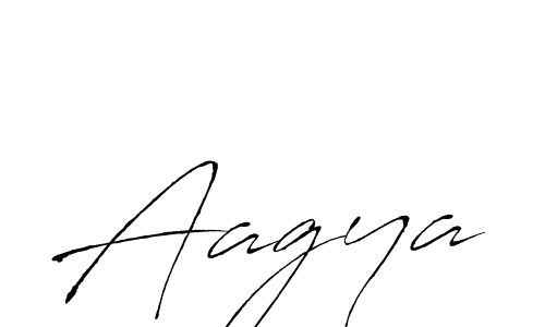 Aagya stylish signature style. Best Handwritten Sign (Antro_Vectra) for my name. Handwritten Signature Collection Ideas for my name Aagya. Aagya signature style 6 images and pictures png