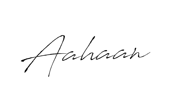 Aahaan stylish signature style. Best Handwritten Sign (Antro_Vectra) for my name. Handwritten Signature Collection Ideas for my name Aahaan. Aahaan signature style 6 images and pictures png