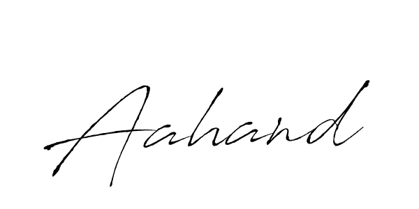 Use a signature maker to create a handwritten signature online. With this signature software, you can design (Antro_Vectra) your own signature for name Aahand. Aahand signature style 6 images and pictures png