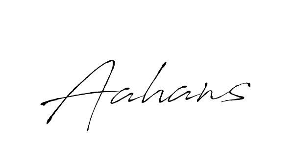 Create a beautiful signature design for name Aahans. With this signature (Antro_Vectra) fonts, you can make a handwritten signature for free. Aahans signature style 6 images and pictures png