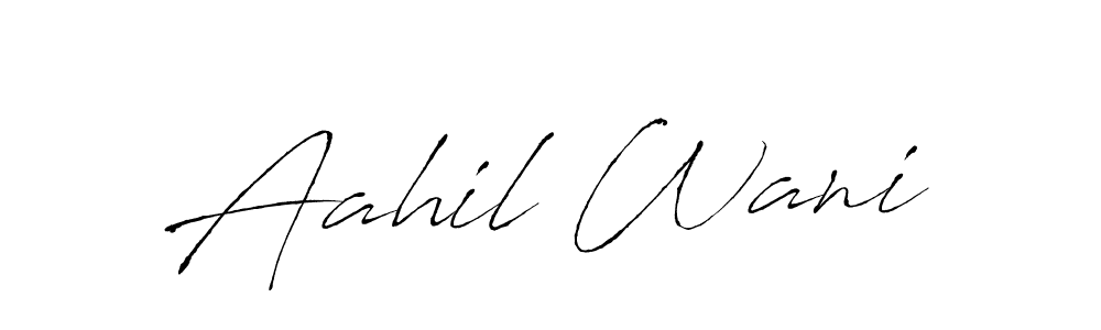 Make a beautiful signature design for name Aahil Wani. Use this online signature maker to create a handwritten signature for free. Aahil Wani signature style 6 images and pictures png