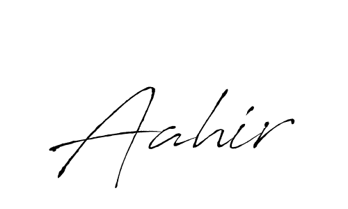 Create a beautiful signature design for name Aahir. With this signature (Antro_Vectra) fonts, you can make a handwritten signature for free. Aahir signature style 6 images and pictures png