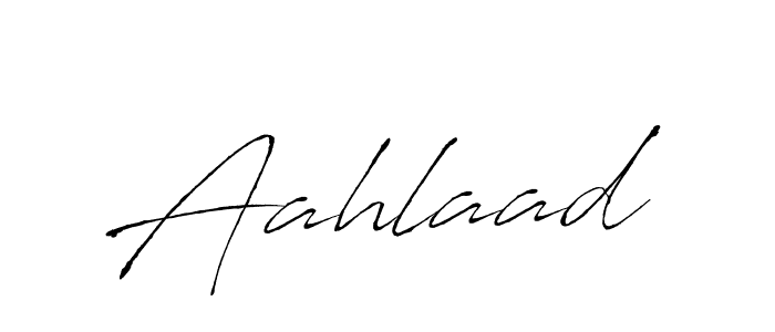 Make a beautiful signature design for name Aahlaad. With this signature (Antro_Vectra) style, you can create a handwritten signature for free. Aahlaad signature style 6 images and pictures png