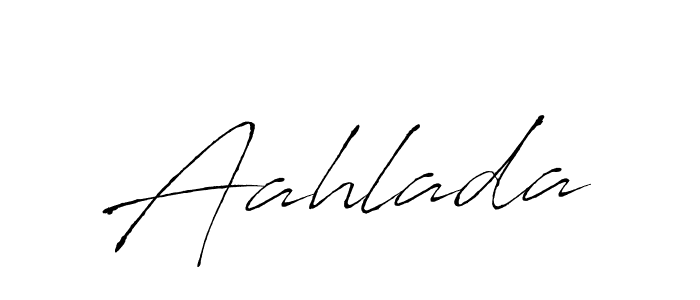 Use a signature maker to create a handwritten signature online. With this signature software, you can design (Antro_Vectra) your own signature for name Aahlada. Aahlada signature style 6 images and pictures png