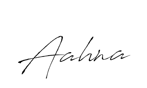 Aahna stylish signature style. Best Handwritten Sign (Antro_Vectra) for my name. Handwritten Signature Collection Ideas for my name Aahna. Aahna signature style 6 images and pictures png