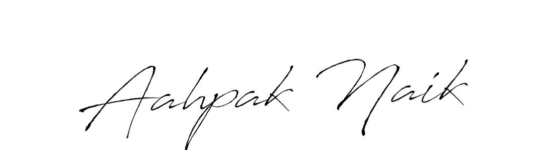 How to make Aahpak Naik name signature. Use Antro_Vectra style for creating short signs online. This is the latest handwritten sign. Aahpak Naik signature style 6 images and pictures png