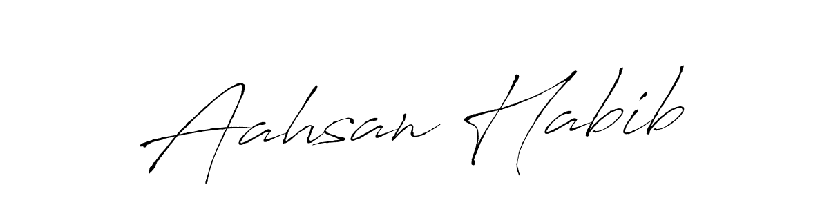 Also You can easily find your signature by using the search form. We will create Aahsan Habib name handwritten signature images for you free of cost using Antro_Vectra sign style. Aahsan Habib signature style 6 images and pictures png