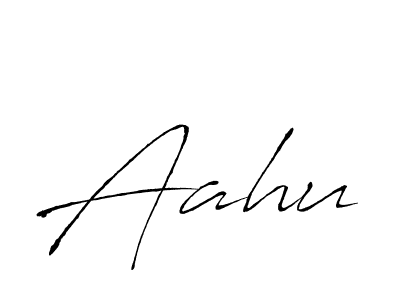 Also we have Aahu name is the best signature style. Create professional handwritten signature collection using Antro_Vectra autograph style. Aahu signature style 6 images and pictures png