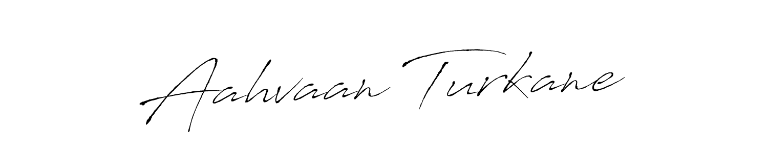 Create a beautiful signature design for name Aahvaan Turkane. With this signature (Antro_Vectra) fonts, you can make a handwritten signature for free. Aahvaan Turkane signature style 6 images and pictures png