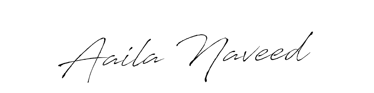 Use a signature maker to create a handwritten signature online. With this signature software, you can design (Antro_Vectra) your own signature for name Aaila Naveed. Aaila Naveed signature style 6 images and pictures png