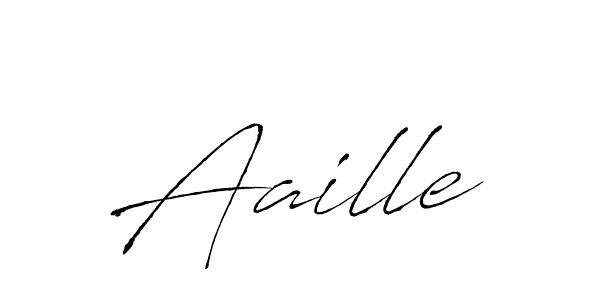 How to make Aaille signature? Antro_Vectra is a professional autograph style. Create handwritten signature for Aaille name. Aaille signature style 6 images and pictures png