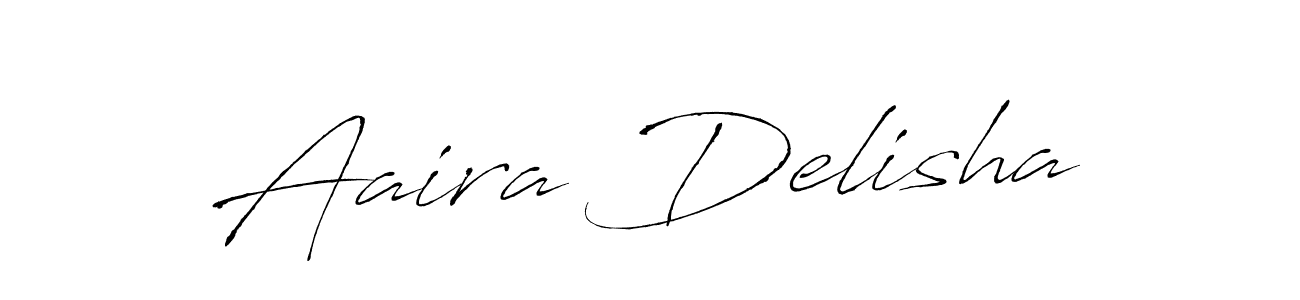 Also we have Aaira Delisha name is the best signature style. Create professional handwritten signature collection using Antro_Vectra autograph style. Aaira Delisha signature style 6 images and pictures png