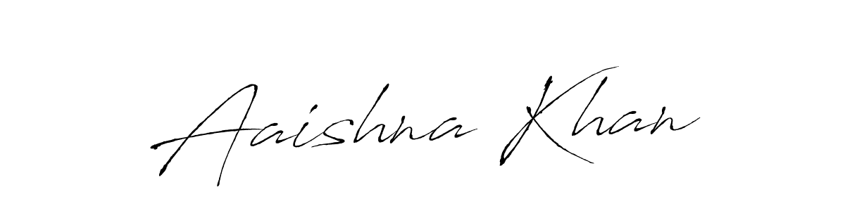 Aaishna Khan stylish signature style. Best Handwritten Sign (Antro_Vectra) for my name. Handwritten Signature Collection Ideas for my name Aaishna Khan. Aaishna Khan signature style 6 images and pictures png