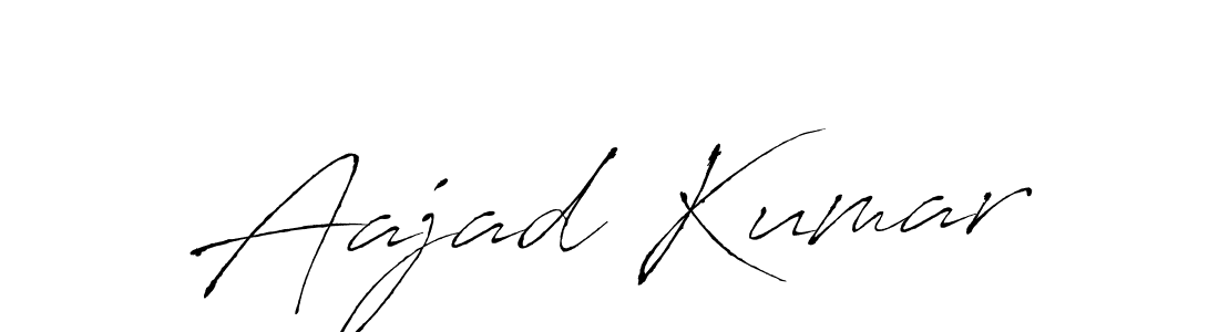 Create a beautiful signature design for name Aajad Kumar. With this signature (Antro_Vectra) fonts, you can make a handwritten signature for free. Aajad Kumar signature style 6 images and pictures png