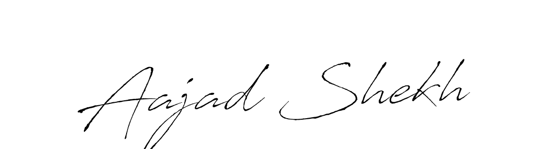 This is the best signature style for the Aajad Shekh name. Also you like these signature font (Antro_Vectra). Mix name signature. Aajad Shekh signature style 6 images and pictures png