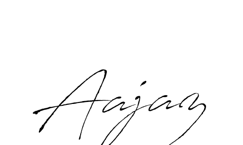 Antro_Vectra is a professional signature style that is perfect for those who want to add a touch of class to their signature. It is also a great choice for those who want to make their signature more unique. Get Aajaz name to fancy signature for free. Aajaz signature style 6 images and pictures png