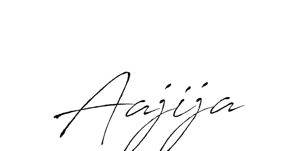 How to make Aajija name signature. Use Antro_Vectra style for creating short signs online. This is the latest handwritten sign. Aajija signature style 6 images and pictures png