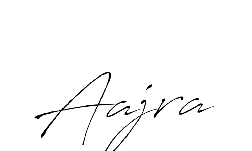 How to make Aajra name signature. Use Antro_Vectra style for creating short signs online. This is the latest handwritten sign. Aajra signature style 6 images and pictures png