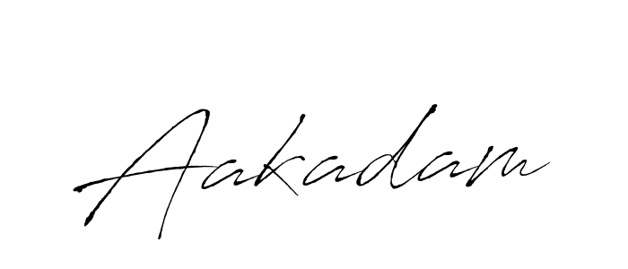 Aakadam stylish signature style. Best Handwritten Sign (Antro_Vectra) for my name. Handwritten Signature Collection Ideas for my name Aakadam. Aakadam signature style 6 images and pictures png