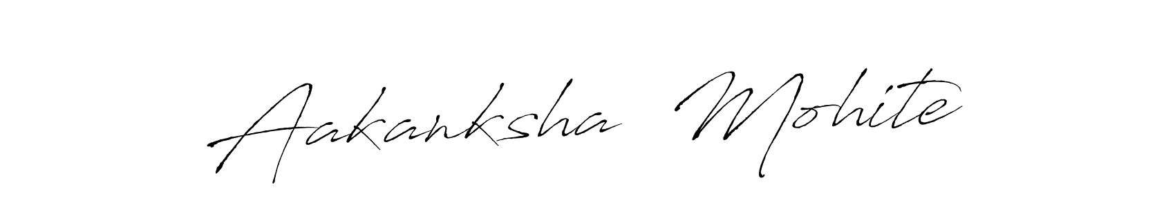 Use a signature maker to create a handwritten signature online. With this signature software, you can design (Antro_Vectra) your own signature for name Aakanksha  Mohite. Aakanksha  Mohite signature style 6 images and pictures png