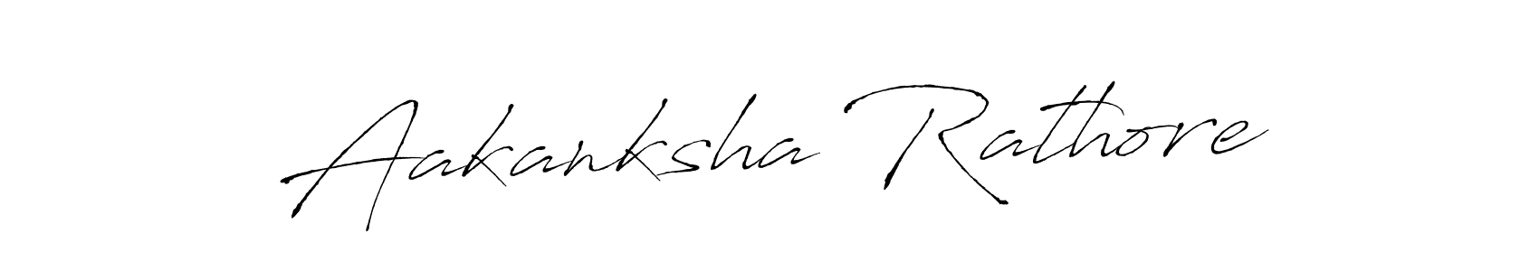 How to make Aakanksha Rathore signature? Antro_Vectra is a professional autograph style. Create handwritten signature for Aakanksha Rathore name. Aakanksha Rathore signature style 6 images and pictures png