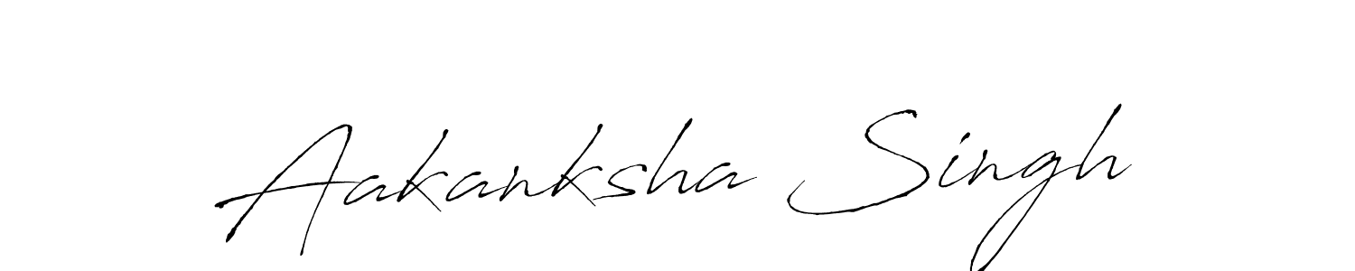 Also You can easily find your signature by using the search form. We will create Aakanksha Singh name handwritten signature images for you free of cost using Antro_Vectra sign style. Aakanksha Singh signature style 6 images and pictures png