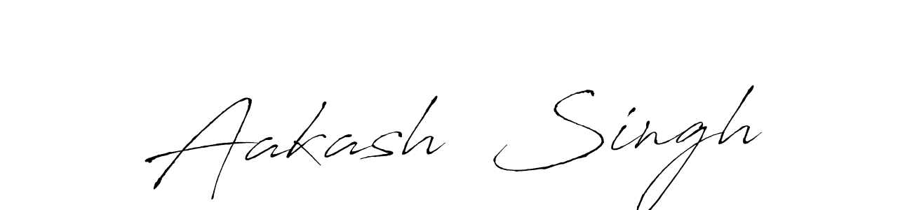 It looks lik you need a new signature style for name Aakash  Singh. Design unique handwritten (Antro_Vectra) signature with our free signature maker in just a few clicks. Aakash  Singh signature style 6 images and pictures png