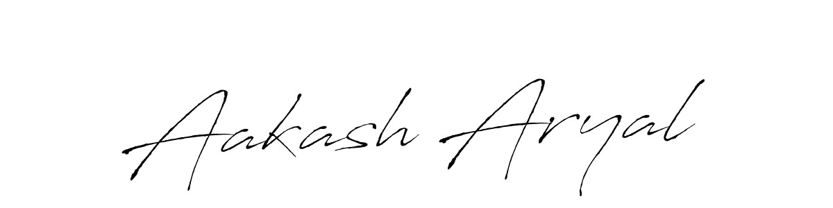 Aakash Aryal stylish signature style. Best Handwritten Sign (Antro_Vectra) for my name. Handwritten Signature Collection Ideas for my name Aakash Aryal. Aakash Aryal signature style 6 images and pictures png