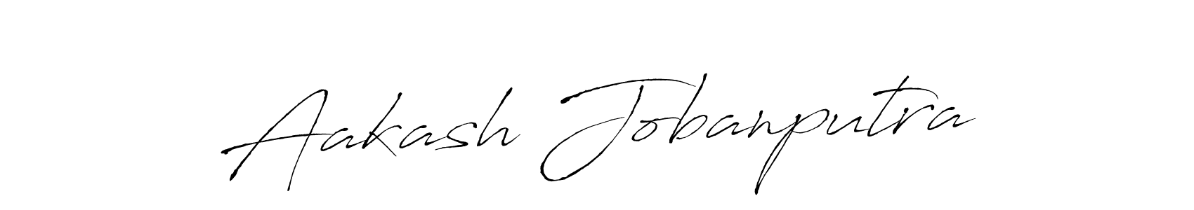 Antro_Vectra is a professional signature style that is perfect for those who want to add a touch of class to their signature. It is also a great choice for those who want to make their signature more unique. Get Aakash Jobanputra name to fancy signature for free. Aakash Jobanputra signature style 6 images and pictures png
