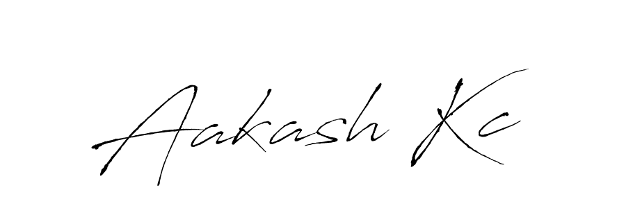 Also we have Aakash Kc name is the best signature style. Create professional handwritten signature collection using Antro_Vectra autograph style. Aakash Kc signature style 6 images and pictures png
