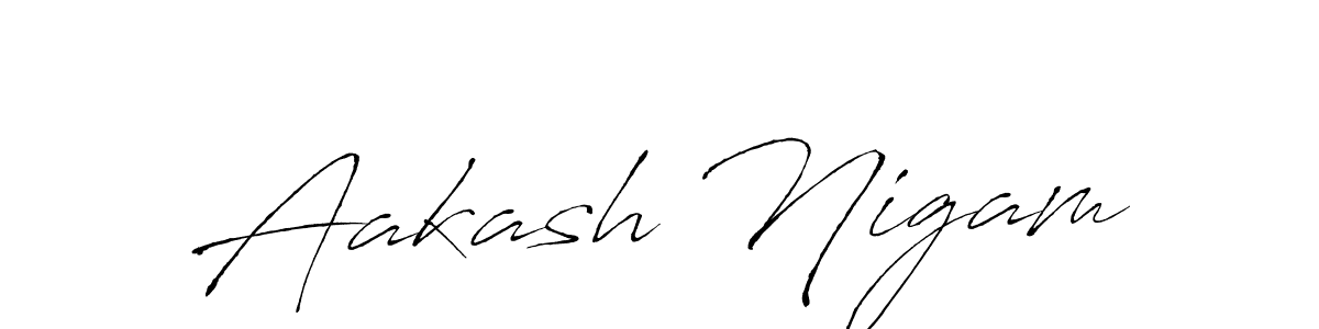 You can use this online signature creator to create a handwritten signature for the name Aakash Nigam. This is the best online autograph maker. Aakash Nigam signature style 6 images and pictures png