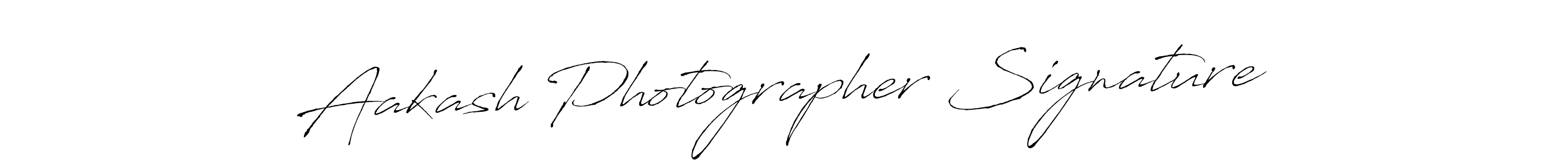 Make a beautiful signature design for name Aakash Photographer Signature. With this signature (Antro_Vectra) style, you can create a handwritten signature for free. Aakash Photographer Signature signature style 6 images and pictures png