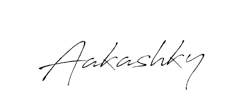 Create a beautiful signature design for name Aakashky. With this signature (Antro_Vectra) fonts, you can make a handwritten signature for free. Aakashky signature style 6 images and pictures png