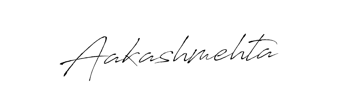 Design your own signature with our free online signature maker. With this signature software, you can create a handwritten (Antro_Vectra) signature for name Aakashmehta. Aakashmehta signature style 6 images and pictures png