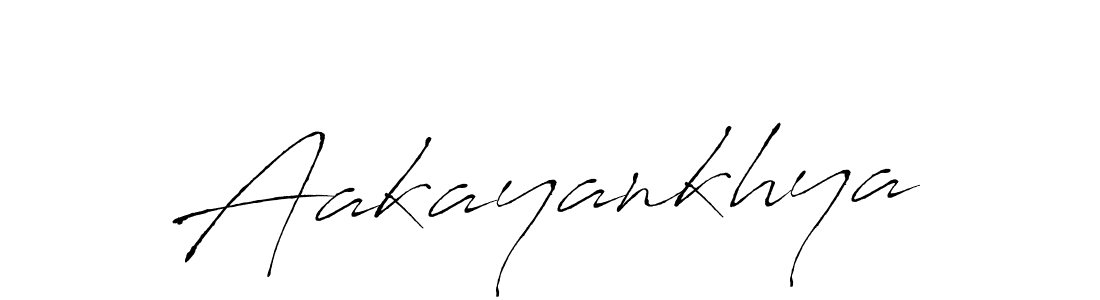 Also we have Aakayankhya name is the best signature style. Create professional handwritten signature collection using Antro_Vectra autograph style. Aakayankhya signature style 6 images and pictures png