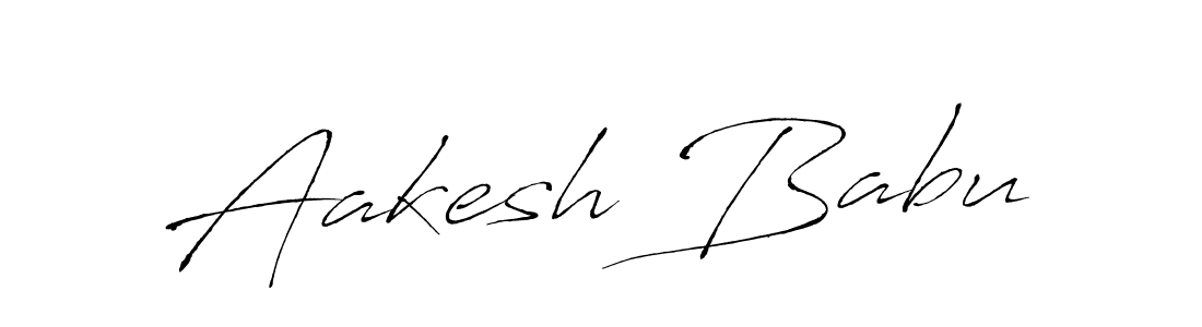 Also we have Aakesh Babu name is the best signature style. Create professional handwritten signature collection using Antro_Vectra autograph style. Aakesh Babu signature style 6 images and pictures png