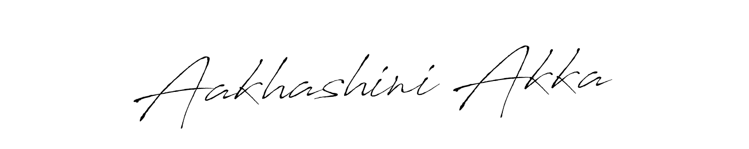 Make a beautiful signature design for name Aakhashini Akka. With this signature (Antro_Vectra) style, you can create a handwritten signature for free. Aakhashini Akka signature style 6 images and pictures png