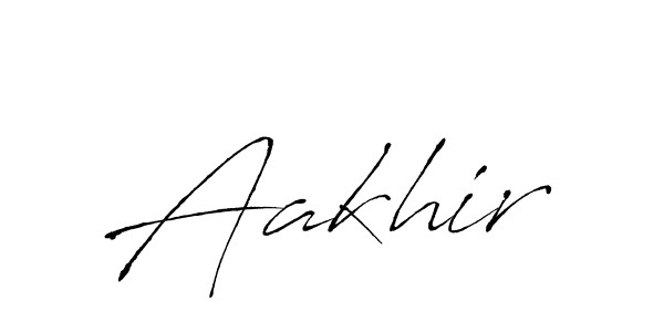 Make a beautiful signature design for name Aakhir. With this signature (Antro_Vectra) style, you can create a handwritten signature for free. Aakhir signature style 6 images and pictures png