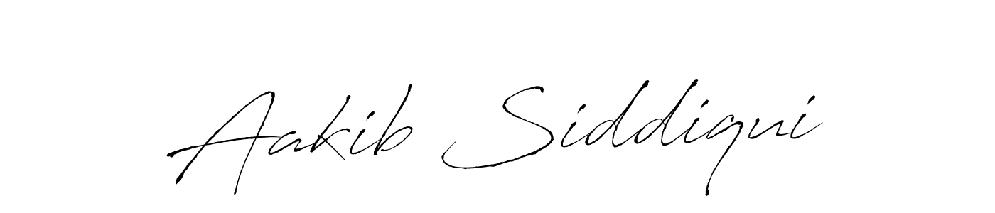 Create a beautiful signature design for name Aakib Siddiqui. With this signature (Antro_Vectra) fonts, you can make a handwritten signature for free. Aakib Siddiqui signature style 6 images and pictures png