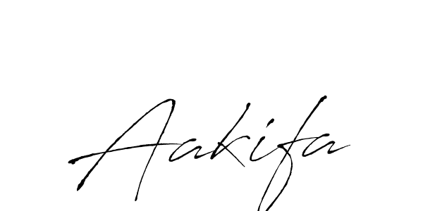 Make a beautiful signature design for name Aakifa. With this signature (Antro_Vectra) style, you can create a handwritten signature for free. Aakifa signature style 6 images and pictures png