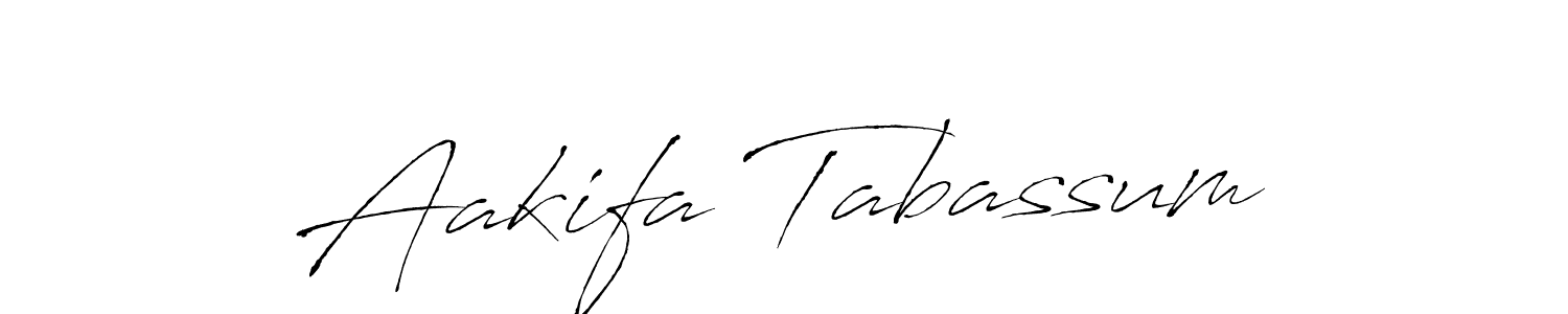 Aakifa Tabassum stylish signature style. Best Handwritten Sign (Antro_Vectra) for my name. Handwritten Signature Collection Ideas for my name Aakifa Tabassum. Aakifa Tabassum signature style 6 images and pictures png