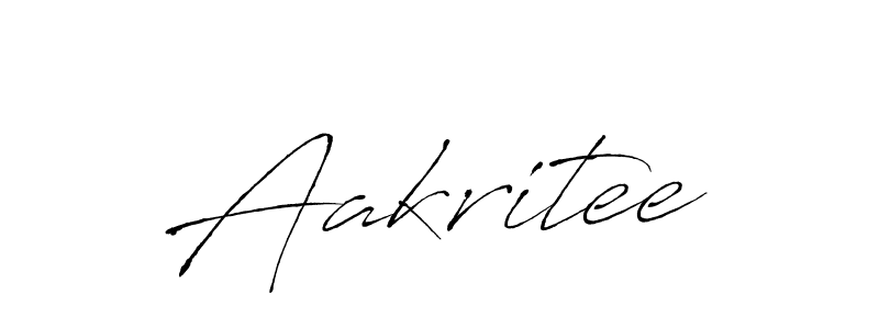 Make a beautiful signature design for name Aakritee. With this signature (Antro_Vectra) style, you can create a handwritten signature for free. Aakritee signature style 6 images and pictures png