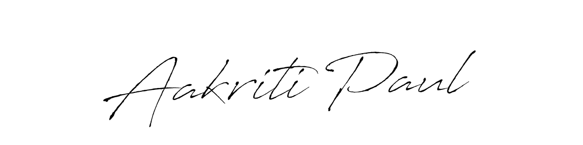 Antro_Vectra is a professional signature style that is perfect for those who want to add a touch of class to their signature. It is also a great choice for those who want to make their signature more unique. Get Aakriti Paul name to fancy signature for free. Aakriti Paul signature style 6 images and pictures png